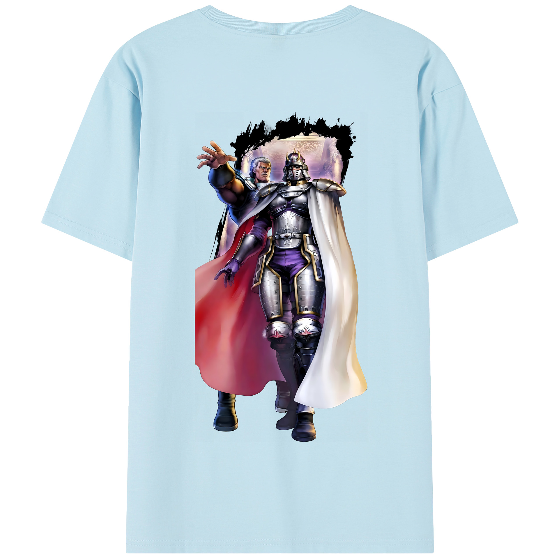 （画像用） 北斗の拳 Fist of the North Star 綿100％半袖Tシャツ（背面プリント）